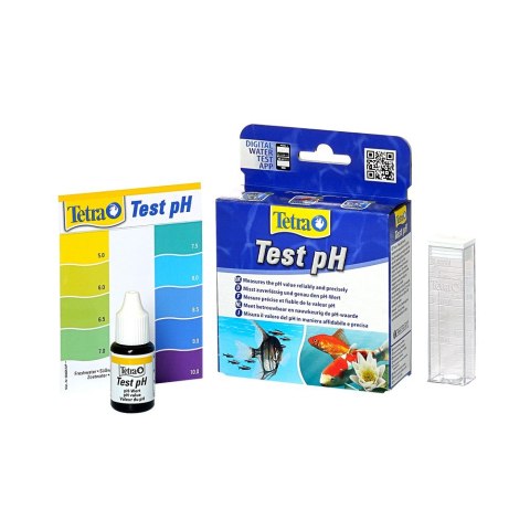 TETRA Test pH 10 ml, test kropelkowy do pomiaru kwasowości wody w akwarium (T745827)