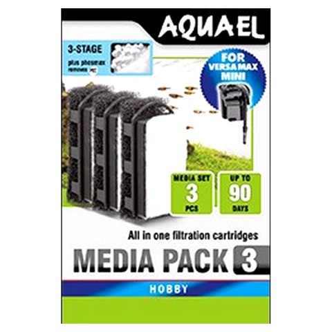 AQUAEL WKŁAD GĄBKOWY FZN MINI PHOSMAX 3SZT (113275)