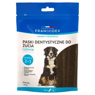 FRANCODEX Paski do gryzienia L na brzydki zapach z pyska 502,5 g 15 szt. (FR179612)