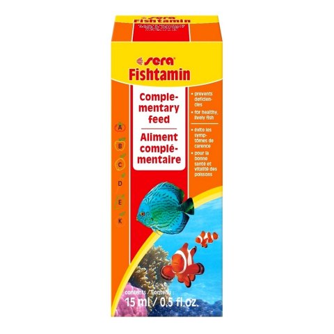 SERA Fishtamin 15 ml, koncentrat witaminowy (02710)