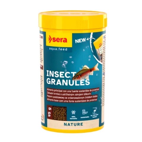 SERA Insect Granules 250 ml (95 g) - pokarm z insektami w granulacie (32616)