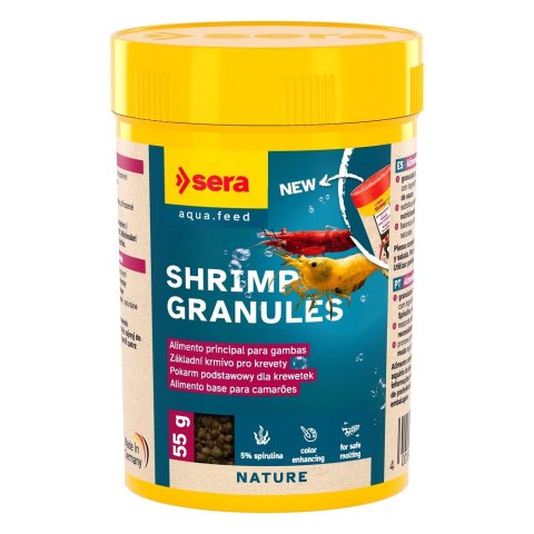 SERA Shrimp Granules 100 ml (55 g) - pokarm dla krewtek (00554)