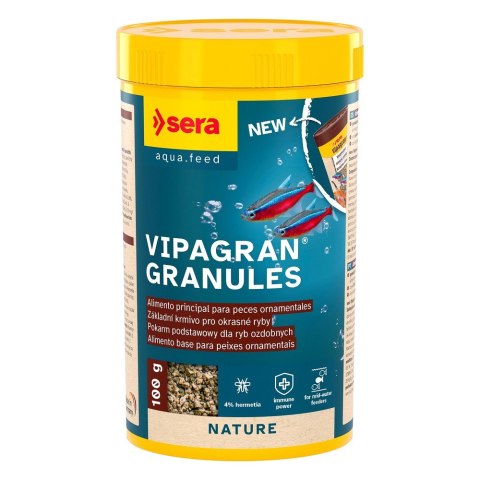 SERA Vipagran Granules 250 ml (100 g) - pokarm podstawowy w granulacie (00202)