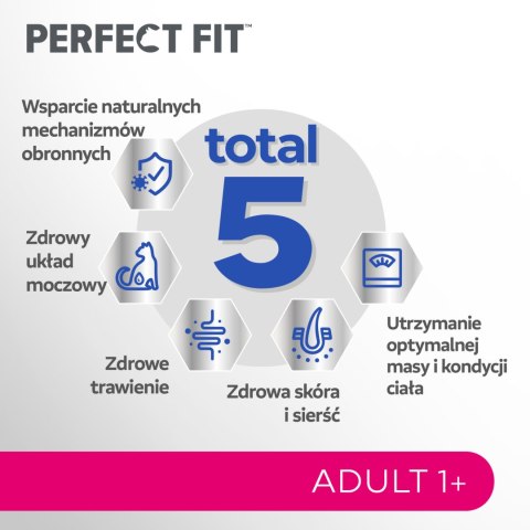 PERFECT FIT Adult 1+ Z Łososiem 750g Perfect Fit