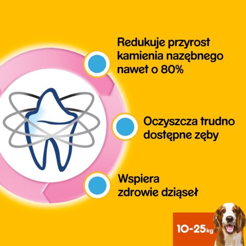 Pedigree DentaStix Przysmak Dentystyczny Dla Psów Od 4 Miesiąca I Wadze 10-25kg 180g Pedigree