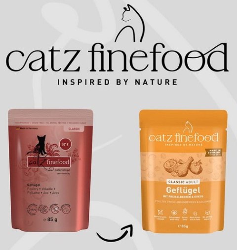 Catz Finefood Classic Drób (N.03) saszetka 85g