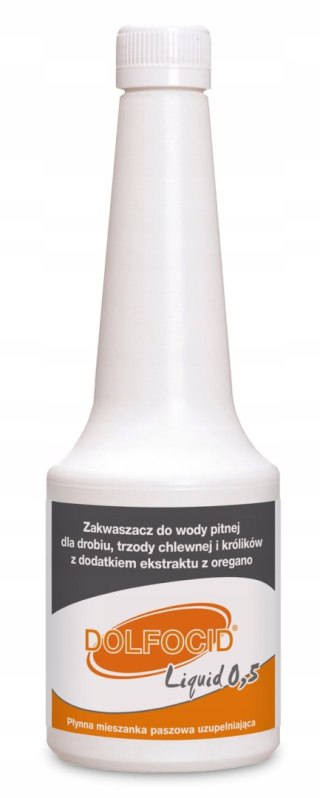 Dolfocid Liquid Płynny Preparat Zakwaszający Do Wody 500 G Dolfos