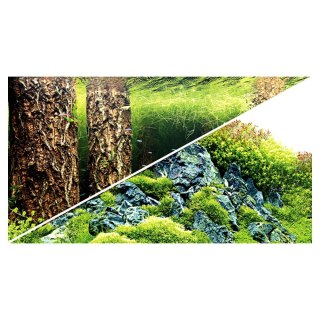 HOBBY Tło do akwarium, Scaping Hill/Scaping Forest 120 x 50 cm (31032)