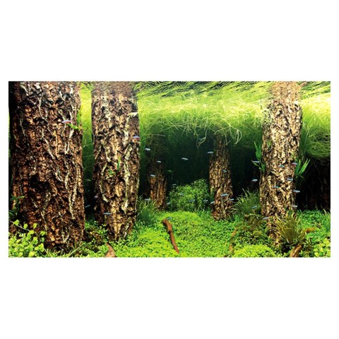 HOBBY Tło do akwarium, Scaping Hill/Scaping Forest 120 x 50 cm (31032)