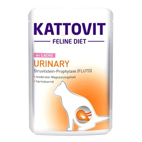 KATTOVIT sasz 85g urinary łosoś dieta dla kotów (77230)
