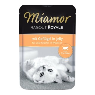 MIAMOR kitten sasz. w żelu 100g ragout royal drób (74058)