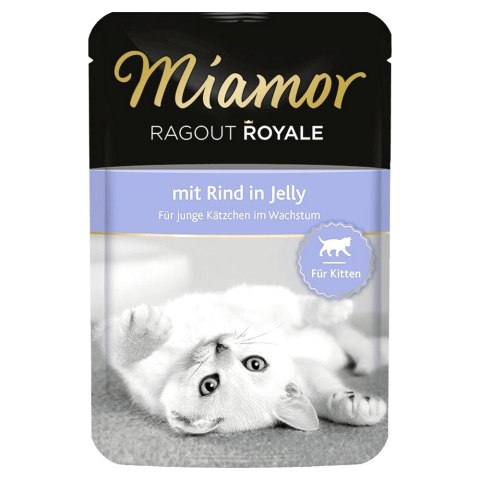 MIAMOR kitten sasz. w żelu 100g ragout royal wołow. (74057)
