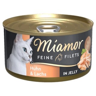 MIAMOR puszka 100g f.filets kurczak i łosoś (76032)