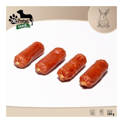 MR. PRETZEL Kielbaski z królikiem 5cm 500g (MP-4036)