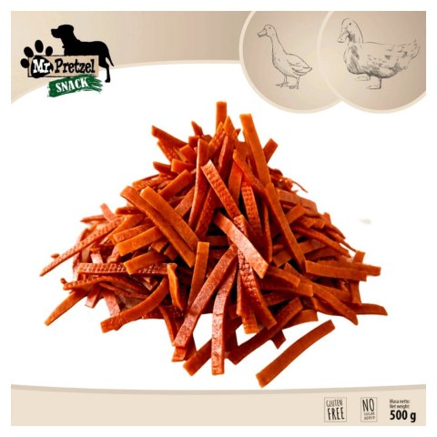 MR. PRETZEL Mini paseczki z kaczki 500g (MP-4068)