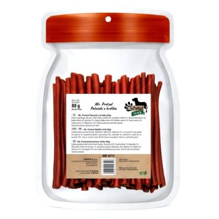 MR. PRETZEL Paluszki z królika 80g (MP-4711)