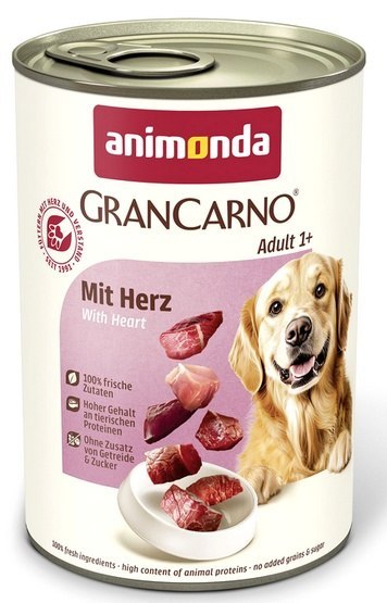 Animonda GranCarno Original Adult Herz Serca puszka 400g