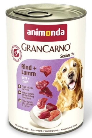 Animonda GranCarno Original Senior Rind Lamm Wołowina + Jagnięcina puszka 400g