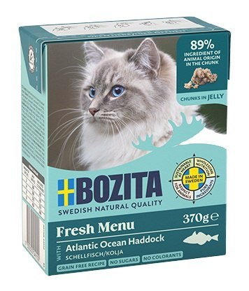 Bozita z Rybą Morską (dorszem) kawałki w galaretce kartonik 370g