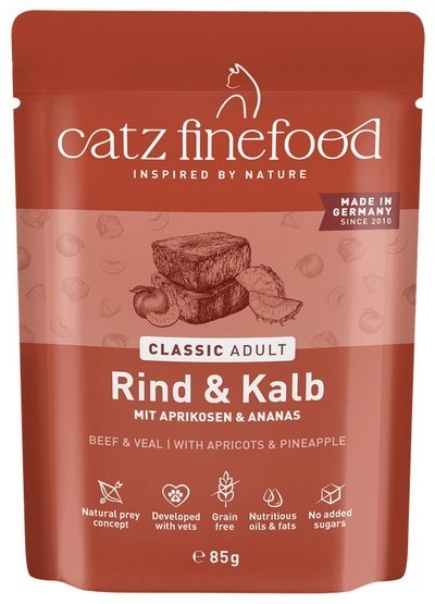 Catz Finefood Classic Wołowina i cielęcina (N.07) saszetka 85g
