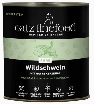 Catz Finefood Pure Dzik (Purrrr N.109) puszka 800g
