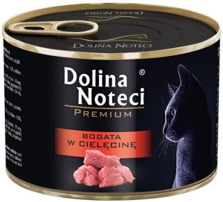 Dolina Noteci Premium Kot Bogata w cielęcinę puszka 185g