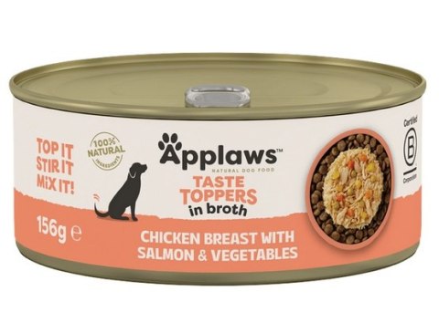 Applaws Dog Taste Toppers puszka z kurczakiem, łososiem i warzywami 156g