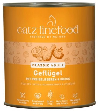 Catz Finefood Classic Drób (N.03) puszka 800g