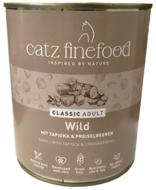 Catz Finefood Classic Dziczyzna (N.09) puszka 800g