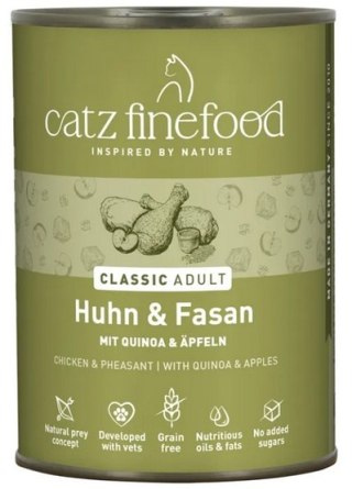 Catz Finefood Classic Kurczak i Bażant (N.15) puszka 400g