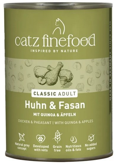Catz Finefood Classic Kurczak i Bażant (N.15) puszka 400g