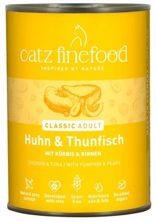 Catz Finefood Classic Kurczak i Tuńczyk (N.25) puszka 400g