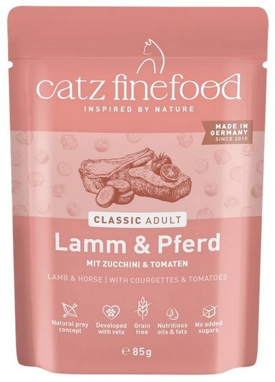 Catz Finefood Classic N.19 Jagnięcina i Konina saszetka 85g