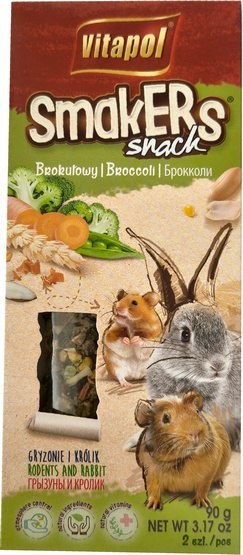 Vitapol Smakers dla gryzoni - brokułowy 2szt [1139]