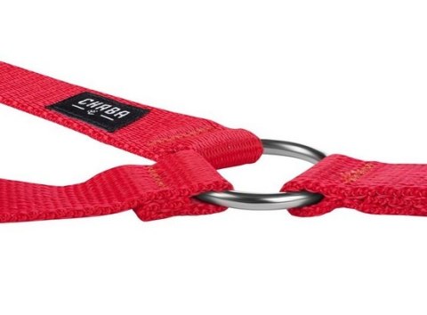 CHABA Szelki taśma regulowane nr 3 - obwód 60cm czerwone