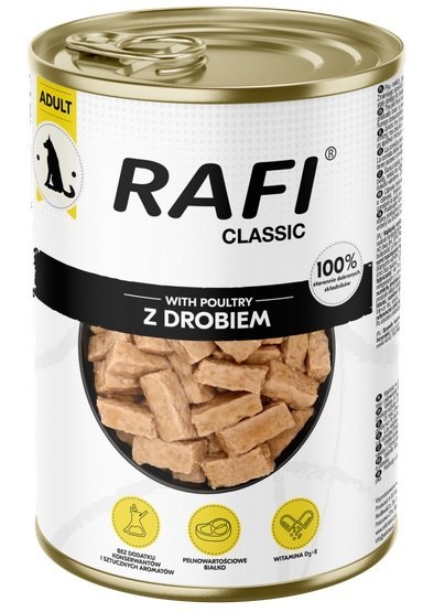 Rafi Pies Classic Drób w sosie 1240g