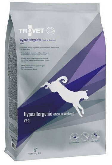 Trovet VPD Hypoallergenic Dziczyzna dla psa 3kg
