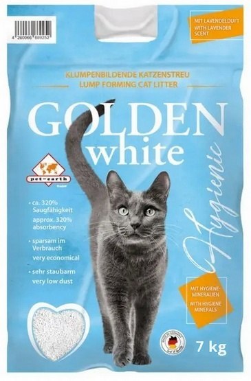 Żwirek Golden Grey White 7kg