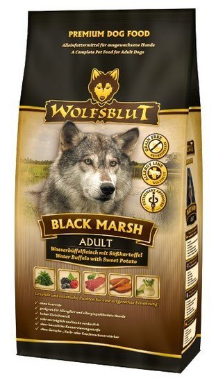 Wolfsblut Dog Black Marsh Adult - bawół i bataty 2kg