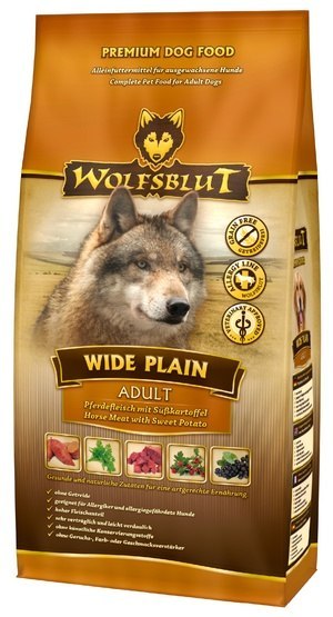 Wolfsblut Dog Wide Plain Adult - konina i bataty 2kg