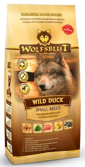 Wolfsblut Dog Wild Duck Adult Small - kaczka i bataty 2kg
