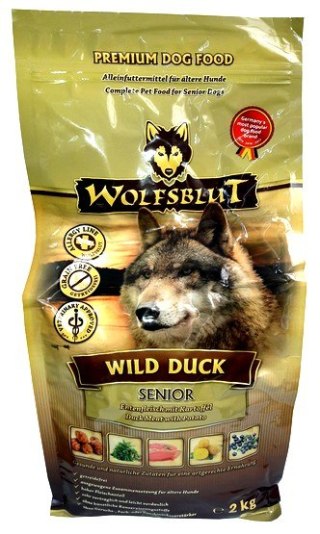 Wolfsblut Dog Wild Duck Senior - kaczka i ziemniaki 2kg