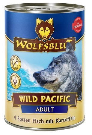 Wolfsblut Dog Wild Pacific Adult - ryby i ziemniaki puszka 395g