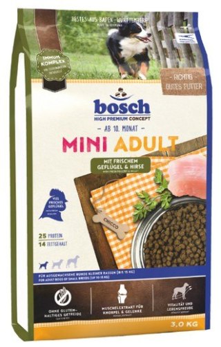 Bosch Mini Adult Geflugel & Hirse - Drób i proso 1kg