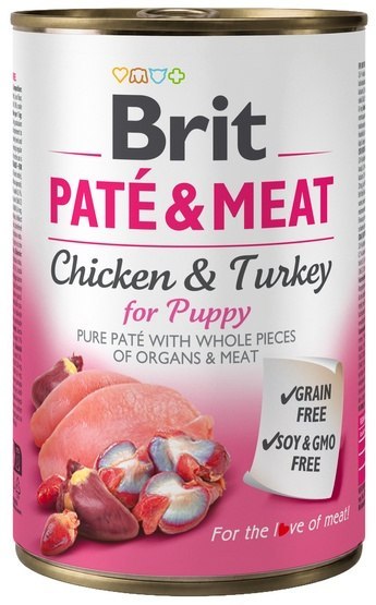 Brit Pate & Meat Dog Puppy puszka 400g