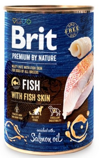 Brit Premium By Nature Fish & Fish Skin puszka 400g