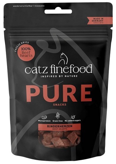 Catz Finefood Pure (Purrrrly N.105) Serca wołowe 35g