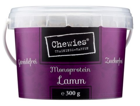 Chewies Trainings-Happen Trenerki Jagnięcina monobiałkowe, bezzbożowe wiaderko 300g