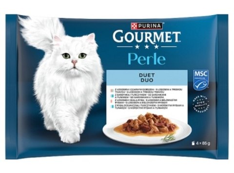 Gourmet Perle Duet Rybny saszetki 4x85g