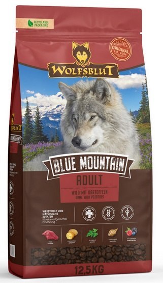 Wolfsblut Dog Blue Mountain Adult - dziczyzna i ziemniaki 12,5kg